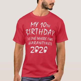 Mi camiseta de cumpleaños número diez