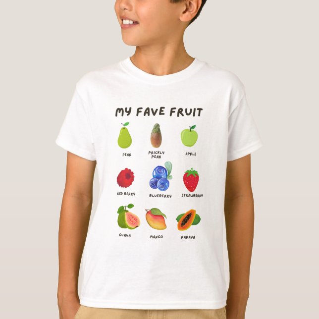 Mi camiseta de fruta favorita (Anverso)