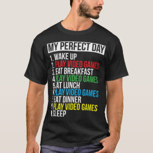 Mi Camiseta de Juegos de Video de Día Perfecto Div