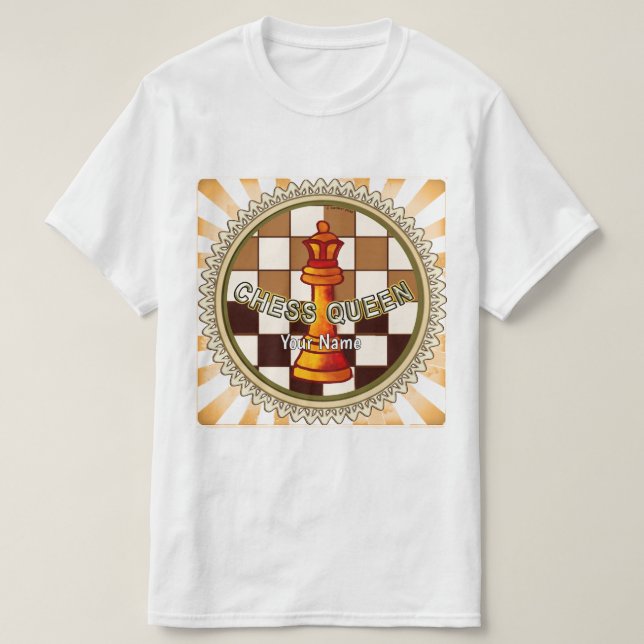 Mi Camiseta de la Reina de Ajedrez (Diseño del anverso)