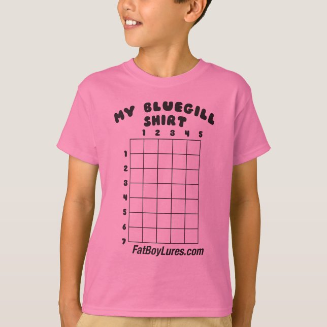 Mi camiseta de medición del Lepomis macrochirus (Anverso)