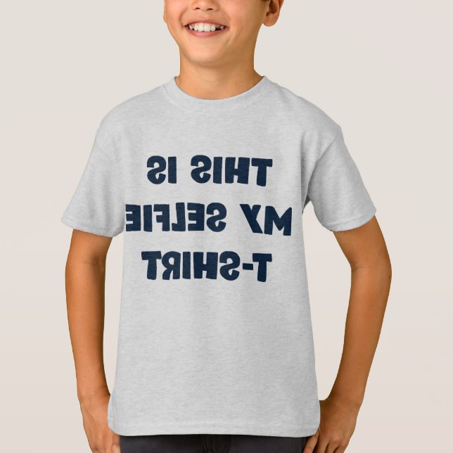 Mi camiseta de selfie (Anverso)