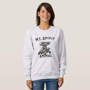 Mi Camiseta de Sudadera de Perezoso Animal Espirit