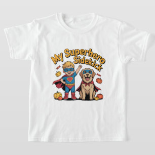 Mi Camiseta de Superhéroe Compañero de Halloween p
