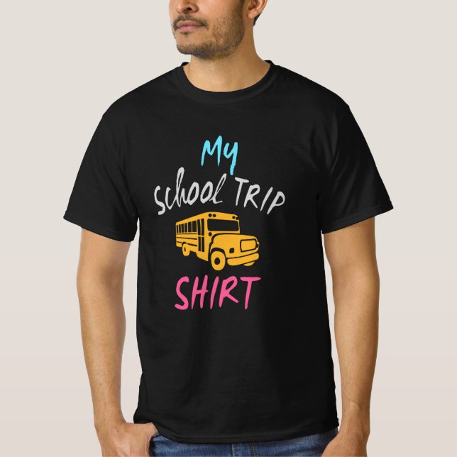 Mi camiseta de viaje escolar (Anverso)