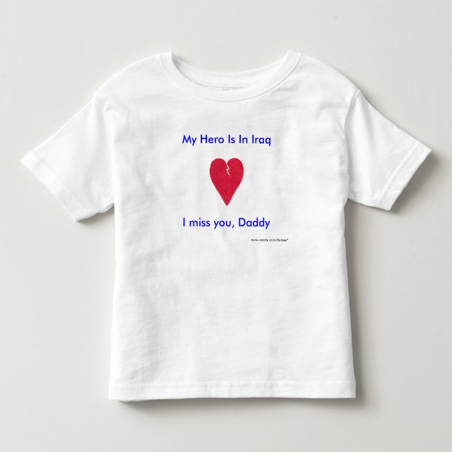 Mi camiseta del héroe, para el papá (Anverso)