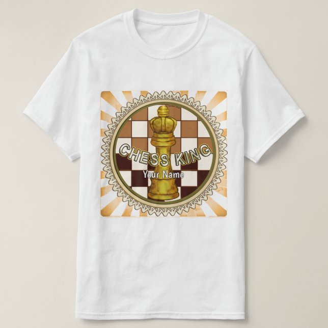 Mi camiseta del rey de ajedrez (Diseño del anverso)