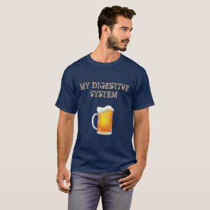 Mi camiseta divertida de la cerveza de los azules