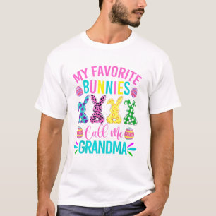 Mi Camiseta Favorita De Conejitos Me Llama Abuela