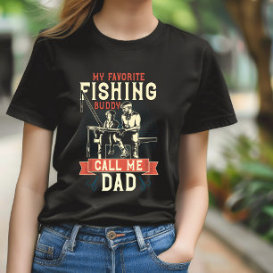 Mi camiseta favorita de papá amigo pescador