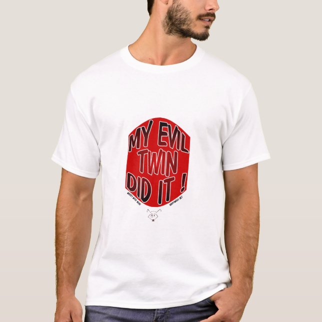 MI CAMISETA GEMELA MALVADA (Anverso)