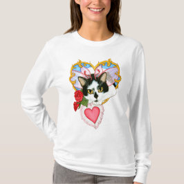 Mi camiseta larga de la manga del gato de hadas