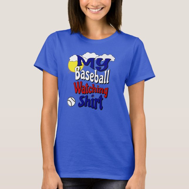 Mi Camiseta para Ver Béisbol (Anverso)
