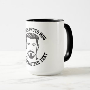 Mi Cara en una Taza Grande Combo Personalizada