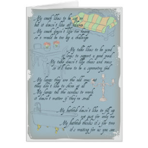 Mi casa es como mi corazón - azul