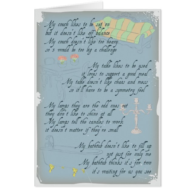 Mi casa es como mi corazón - azul (Frente)