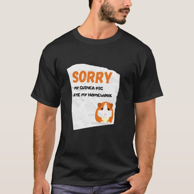 Mi cerdo guineano comió mi camiseta clásica casera (Anverso)