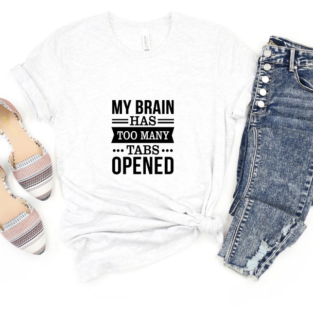 Mi Cerebro También... Sarcasm Camiseta Meme divert (Subido por el creador)