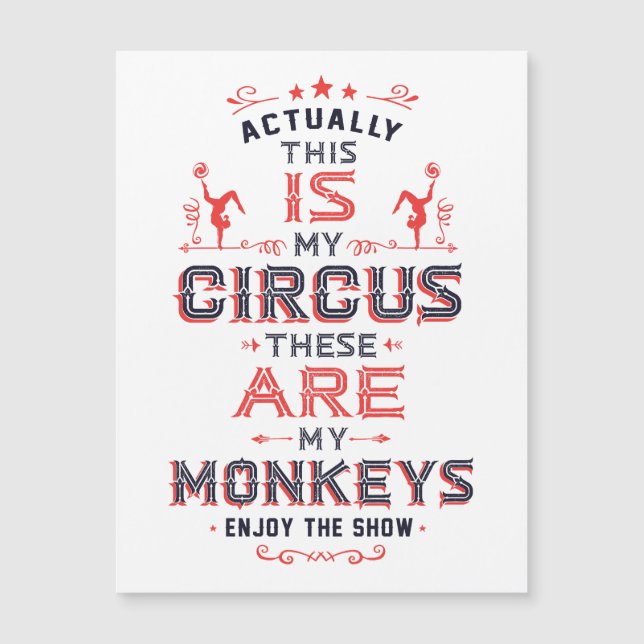 Mi circo Mi imán de los monos (Anverso)