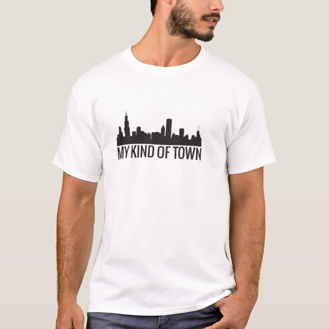Mi clase de camiseta del horizonte de Chicago de (Anverso)
