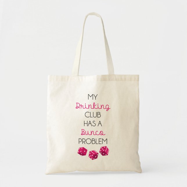 Mi Club de Bebidas tiene una bolsa divertida con p (Frente)