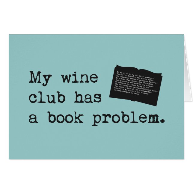 Mi club del vino tiene un problema del libro (Anverso (Horizontal))