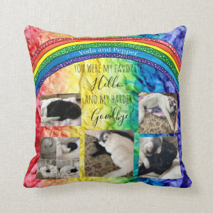 Mi Cojín decorativo de FOTOS Mascota de Bienvenida