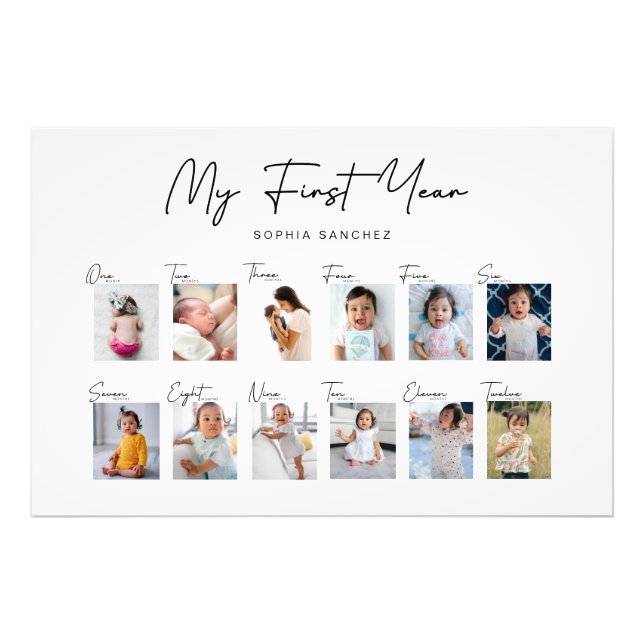 Mi Collage de fotos de primer año (Frente)