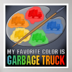 Mi color favorito es la impresión de Posters de ca