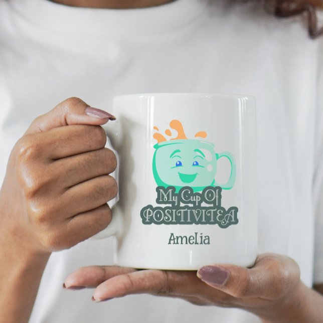 Mi copa de positivité divertido lindo Verde azulad (Subido por el creador)