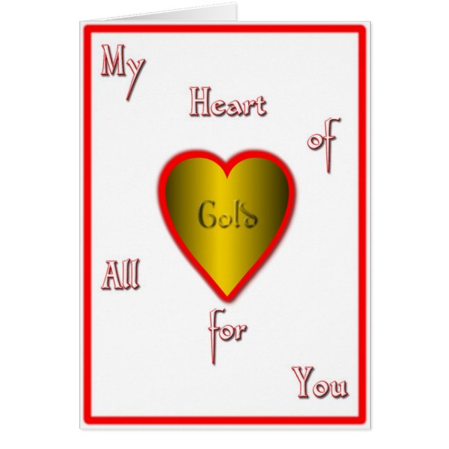 Mi corazón de oro (Frente)