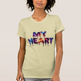 Mi Corazón – Diseño de camiseta con texto Cosmic D