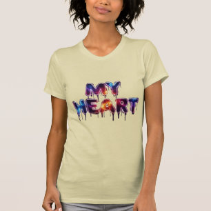 Mi Corazón – Diseño de camiseta con texto Cosmic D