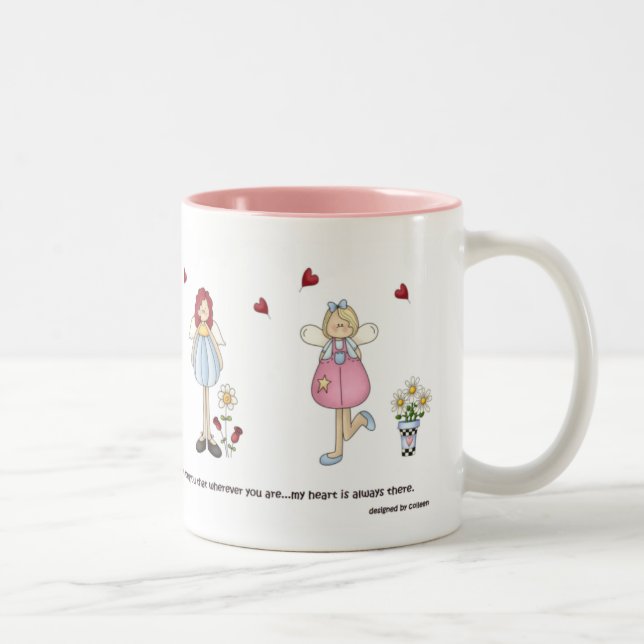 Mi corazón es siempre allí taza de los ángeles (Derecha)