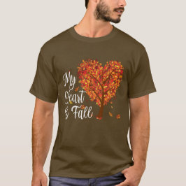 Mi corazón está cayendo camiseta oscura