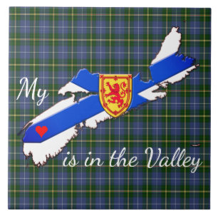 Mi corazón está en la teja de Nueva Escocia del