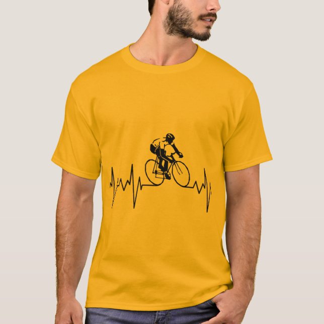Mi Corazón Golpea Por Montar Camiseta (Anverso)