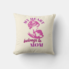 Mi corazón le pertenece al Cojín decorativo