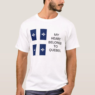 Mi corazón pertenece a la camiseta de la bandera
