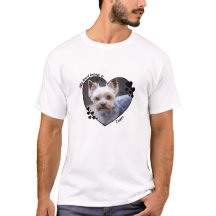 Mi corazón pertenece a la camiseta de perro person