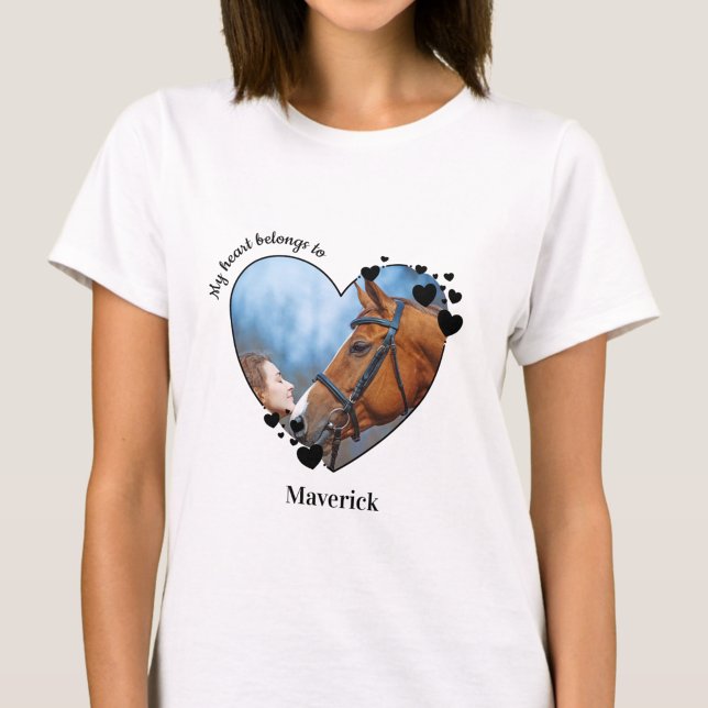 Mi Corazón Pertenece A La Camiseta Fotográfica De  (Subido por el creador)