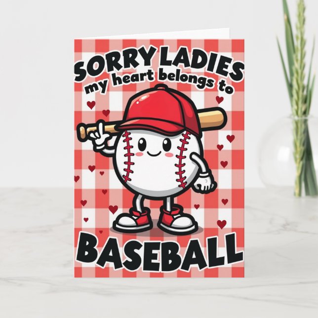 Mi Corazón Pertenece a la Tarjeta de Béisbol (Anverso)