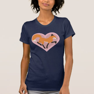 Mi corazón saltó una camiseta de las mujeres del
