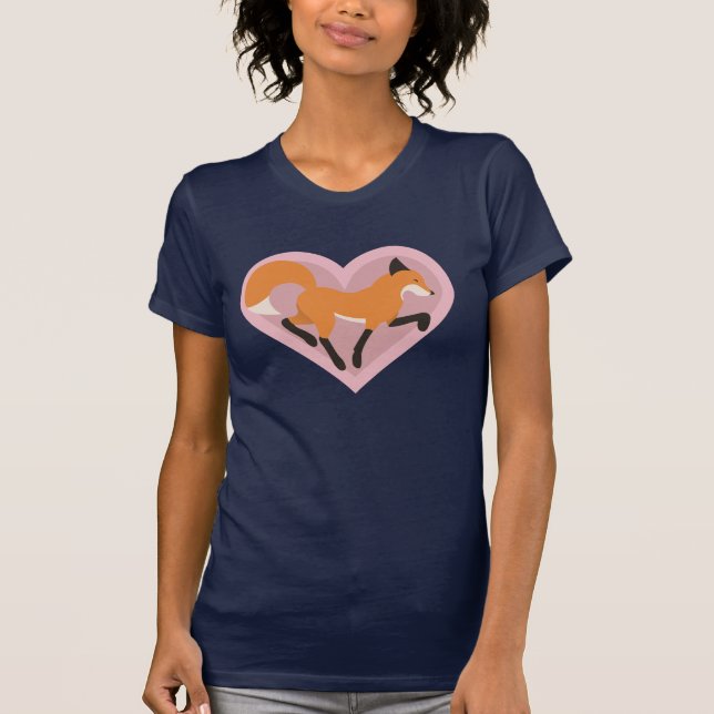 Mi corazón saltó una camiseta de las mujeres del (Anverso)