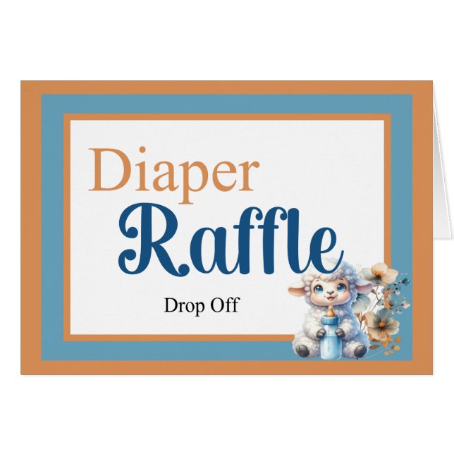 Mi Cordero Pequeño_ Diaper Raffle Cae (Anverso (Horizontal))