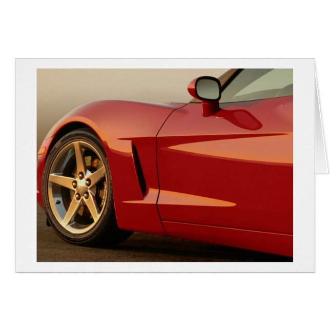 Mi Corvette rojo (Anverso (Horizontal))