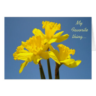 Mi cosa favorita es ¡Amarte! Tarjetas Narcisos