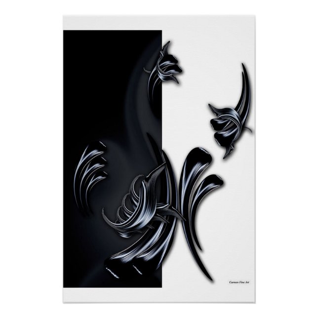 "Mi creciente proyección", brillante Poster (Anverso)