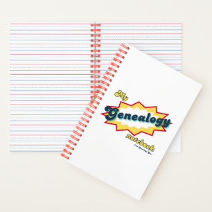 Mi cuaderno de genealogía (páginas rayadas)