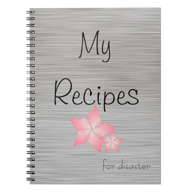 Mi cuaderno de las recetas (para el desastre) (Frente)